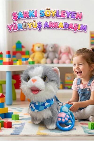 Tıfıl Toys Şarkı Söylüyen Yürüyüş Arkadaşım - İnteraktif Tasmalı Kumandalı Pi...