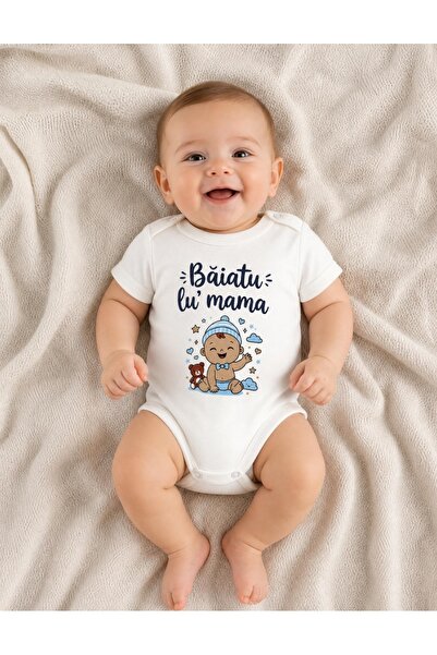 MiniKids Body MS, Baiatu Lu\' Mama, ecru-albastru