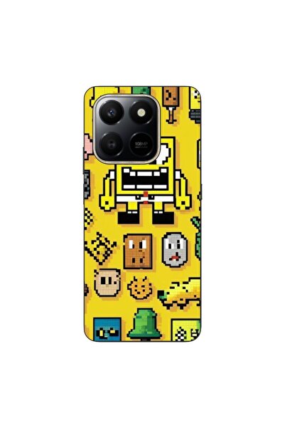 OEM Case compatible with Honor 400 Smart Silicone Gel Tpu Pattern Pixel Art S...