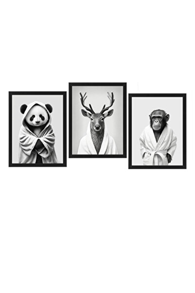 Boomah Accessories set of 3, Animals ( Panda - Deer - Chimp) in Bathrope , Ba...