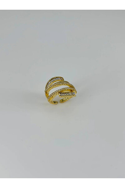 Twin Store Adjustable Zircon Stone Brass Bijouterie Ring - Yz0156-1