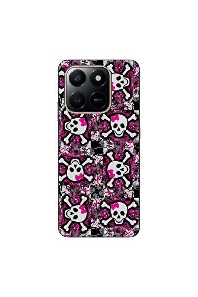 OEM Husa compatibila cu Honor 400 Smart Silicon Gel Tpu Model Pop Art Skeleton