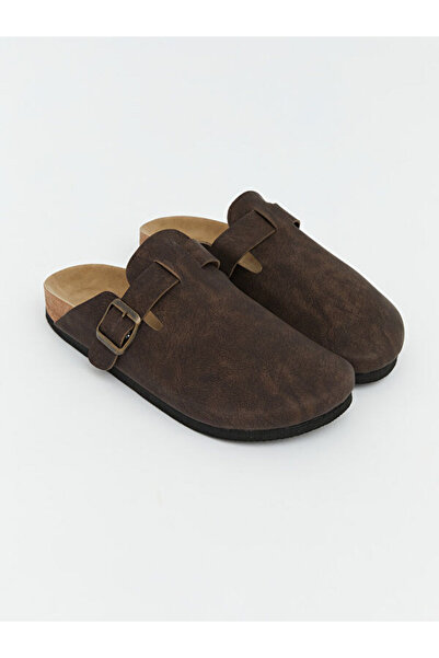 LC Waikiki Rmz Gi̇yi̇m Farkiyla Suede Look Women's Slippers