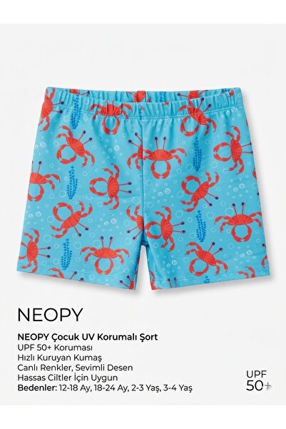 NEOPY Children's Swim Shorts Upf 50 Uv Protection