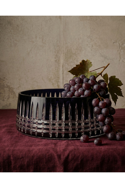 AKDEN STORE Crystal Hand-Cut Glass Presentation Bowl - Bowl