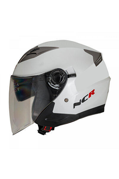 NCR 708 YARIM YAZLIK KASK BEYAZ GÜNEŞ VİZÖRLÜ