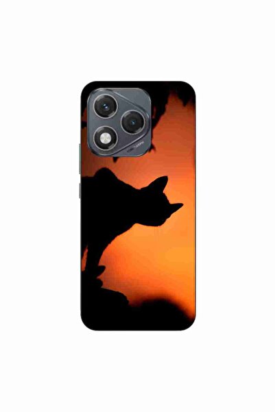 OEM Case compatible with Honor 400 Lite Silicone Gel Tpu Pattern Halloween Bl...