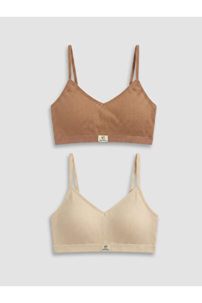 LC Waikiki Rmz Gi̇yi̇m Farkiyla Girl's 2-Piece Bustier Set