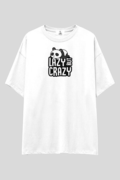 UmbraWear تي شيرت Lazy But Crazy |   تي شيرت للجنسين مصنوع من القطن بنسبة 100...