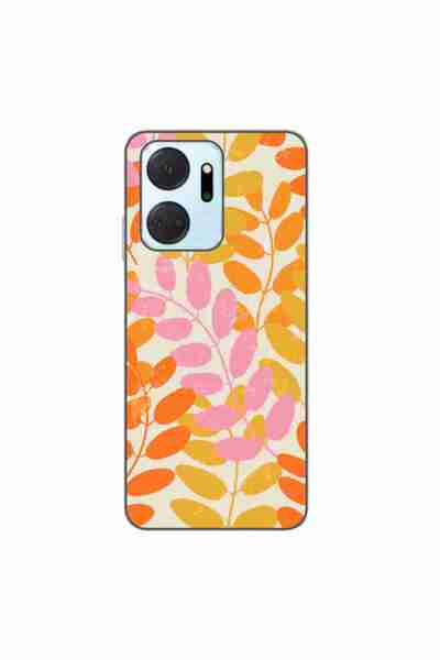 OEM Husa compatibila cu Honor X7a Silicon Gel Tpu Model Summer Leaves