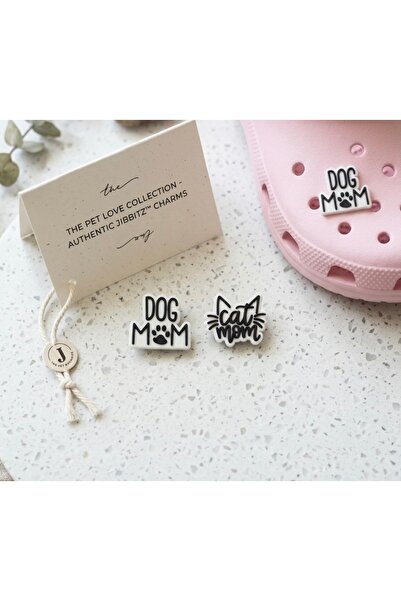 Espey Terlik Süsü Jibbitz Cat Mom - Dogs Moms figür 2’li Set