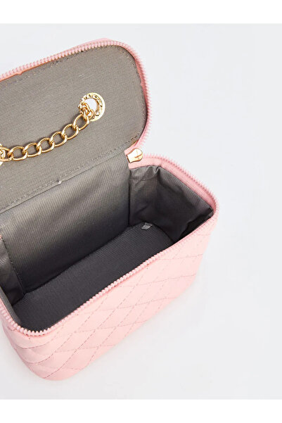 LC Waikiki Pink Leather Look Women's Shoulder Bag