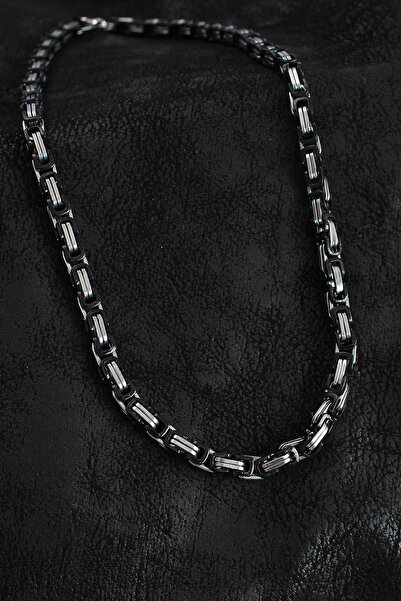 MEKs 316L Steel King Chain Model Silver Color Men's Necklace 5886 - Hep-2860-...