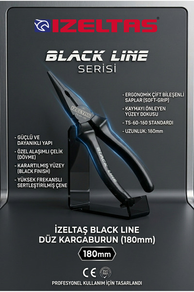 İzeltaş 180mm Kargaburnu Black Line