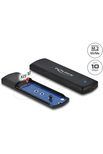 DELOCK External enclosure for M.2 NVME PCIe SSD with USB Type-C™ mother - too...