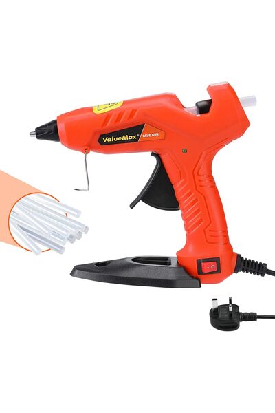 ValueMax Mini Hot Glue Gun 20 W with 20pcs Glue Sticks (7 x 100 mm), ON/OFF S...