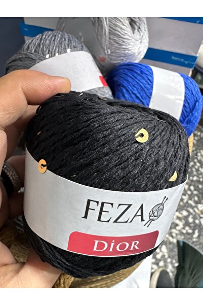 Feza Sequined Cotton Yarn 2 Pieces 100 Grams