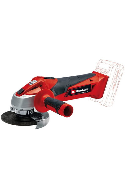 Einhell Cordless Angle Grinder PXC TC-AG 18/115 Li-Solo, Disc Diameter 115mm,...
