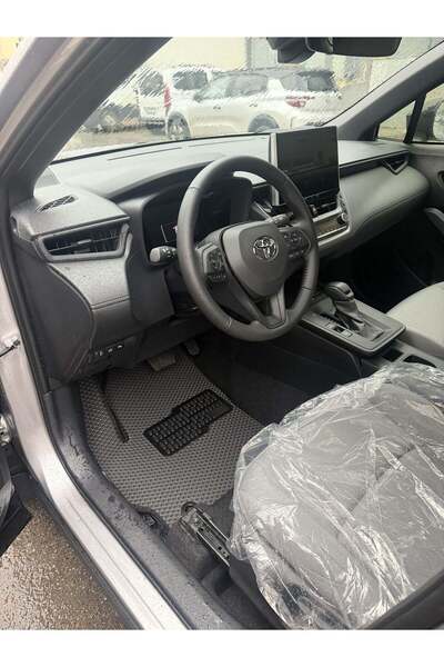 drivermats TOYOTA COROLLA CROSS EVA OTO PASPAS+METAL TOPUKLUK