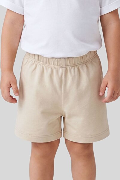 ww waka waka kids store Pantaloni scurți din bumbac pieptănat de bază, cu tal...