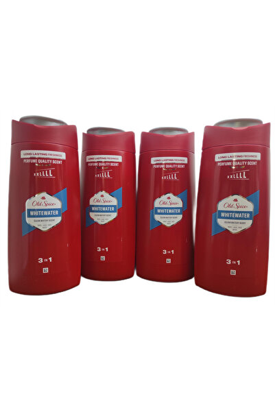 Old Spice WHİTEWATER 3 İN 1 DUŞ JELİ 675 ML X 4 ADET