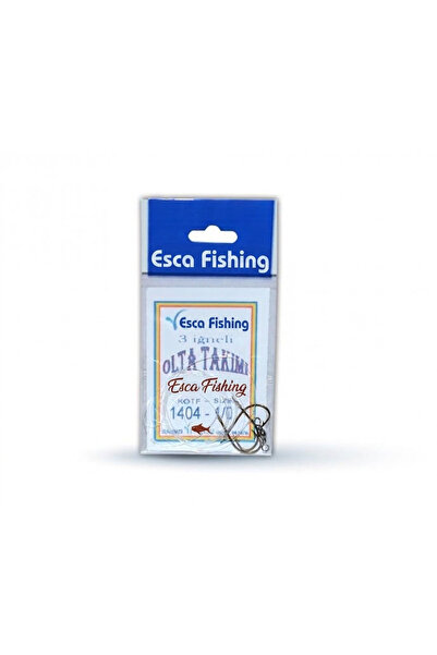 esca fishing 3 İĞNELİ HIRSIZLI TEKNE TAKIMI NO 1 JAPON İĞNE