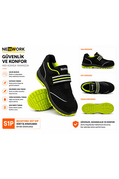 Pars BICKFORD 307 S1P SÜET İŞ AYAKKABISI