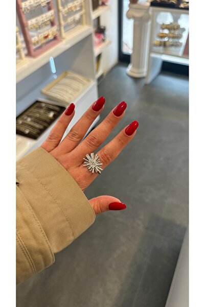 GLARE JEWELRY CO Design Zircon Stone Baguette Stone Model Silver Color Adjust...