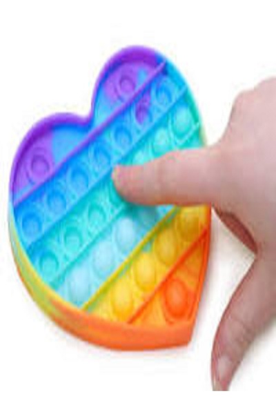 Generic Pop It Toy Set of 5 Pieces - Assorted Colors and Shapes