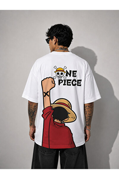 Nulivez One Piece Luffy Oversize Unisex T-Shirt – Monkey D. Luffy Straw Hat A...
