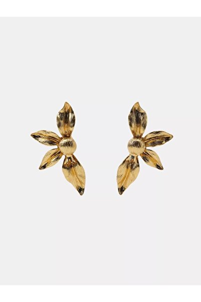 venti design Women's Earrings with Gold Pieces