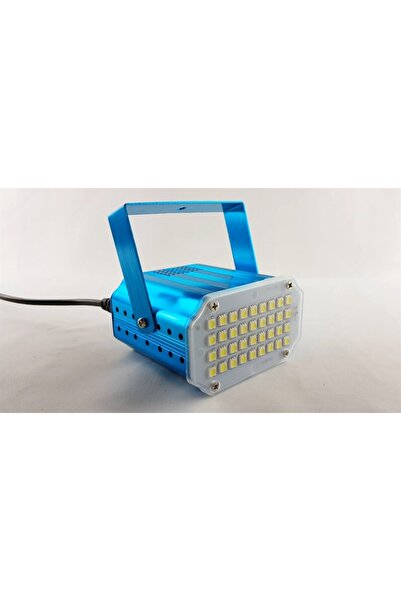 DJ PRO MİNİ RGB 36 LED BEYAZ SESE DUYARLI STROBE IŞIK