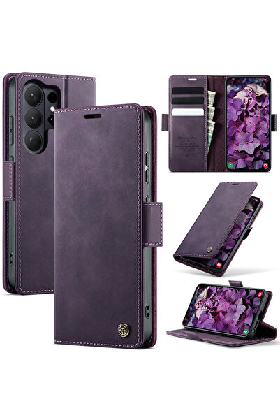 Caseme Husa pentru Samsung Galaxy S26 Ultra - Slim tip portofel, carte, magne...