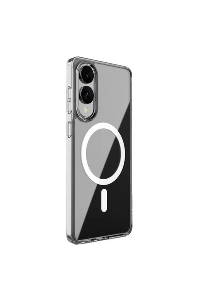 OEM Samsung Galaxy S25 Edge Case Magneticsafe Transparent Silicone - Transparent