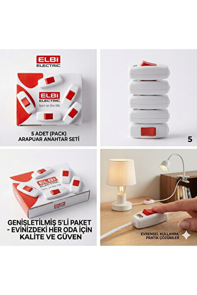 ELBİ Arapuar Anahtar Elbi(5 Adet)
