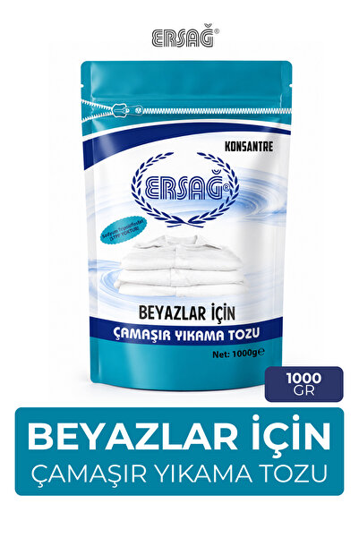 Ersağ Beyazlar İçin Çamaşır Yıkama Tozu 1000 Gr