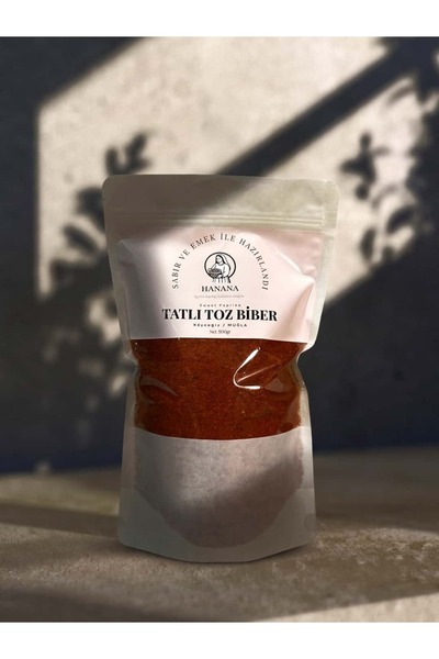 Tatlı Toz Biber (Asıl Renk) 500 gr