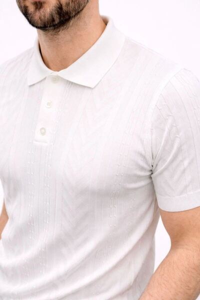 Generic Brand Men's Summer Knitwear T-Shirt Short Sleeve Polo Collar Buttoned...