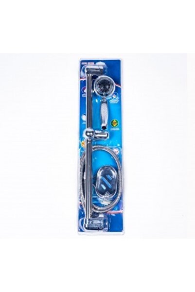 lavella Shower kit (chrome shower head 5 jet + shower hose 1.5m + soap dish)