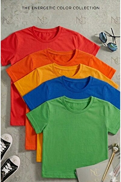 NC Nicee Clothes Tricou și pantaloni scurți de vară pentru copii, unisex (Pac...