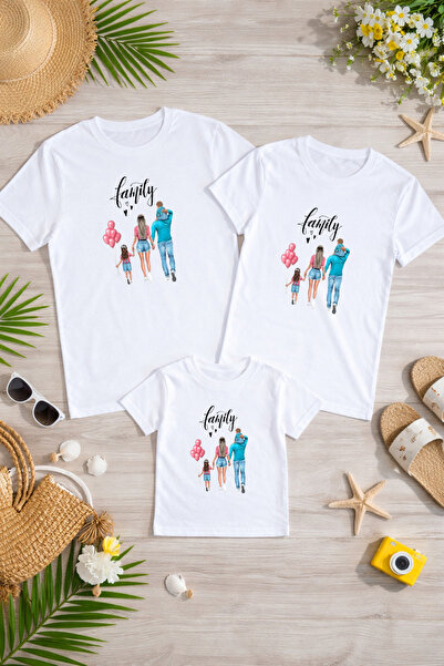 LORVEX Tricou supradimensionat pentru familie, mamă, tată, copil, 100% bumbac...