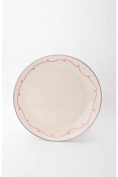 EMAYlab Rebel Bow Presentation Plate Decorative Plate 26cm