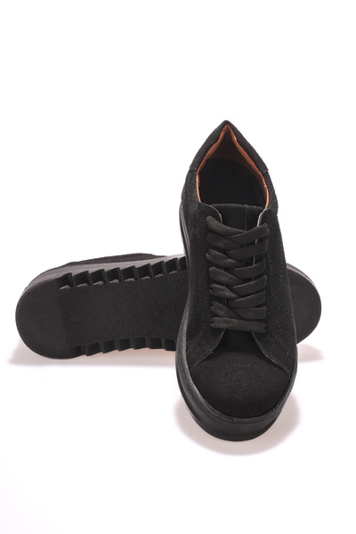 Kuback Akb-Dx2 Suede Casual Black Men's Shoes