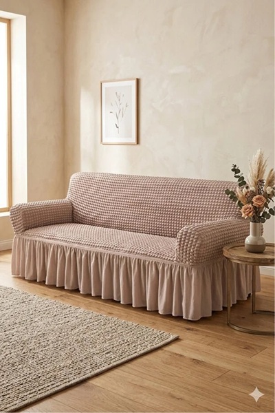 TUCHMALL Elastic 3-Seater Sofa Cover Non-Slip Flexible and Washable Sofa Cove...