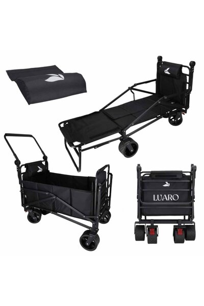 Luaro Carucior transportor transformabil in sezlong de plaja/camping, Ikonka ...