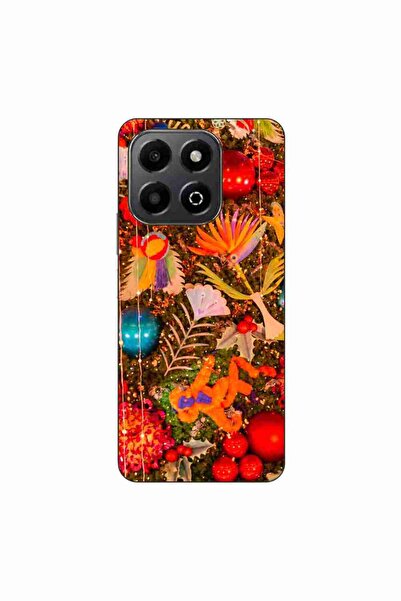 OEM Husa compatibila cu Honor X6b Silicon Gel Tpu Model Craciun Decor Brad Vi...