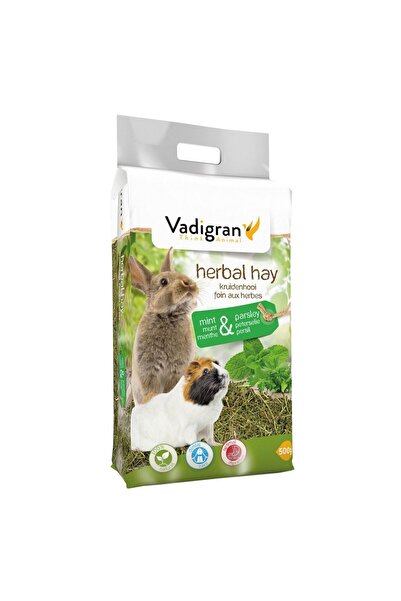 VADIGRAN Hay & Herbs Mint & Parsley Σανός με Μέντα & Μαϊντανό 500gr