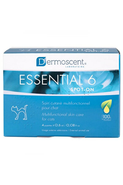 Dermoscent Essential 6 Spot On για Γάτα 4×0.6ml