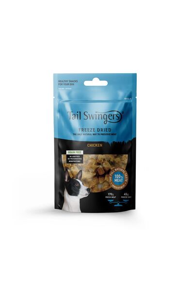 Tail Swingers Freeze Dried Λιχουδιές Σκύλου χωρίς Σιτηρά με Κοτόπουλο 45gr