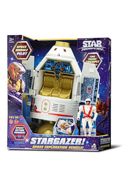 Lanard Toys Set capsula spatiala cu figurina, Star Troopers,